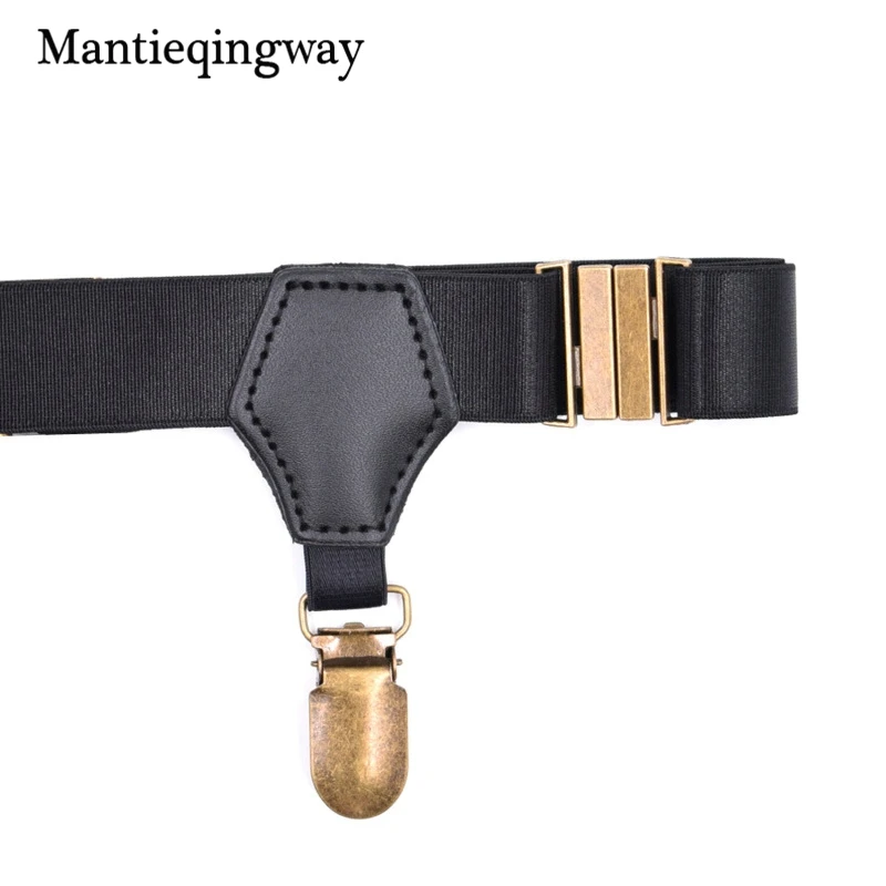 Mantieqingway мужские Носки для девочек Подвязки женщин Высокое качество suspensorio