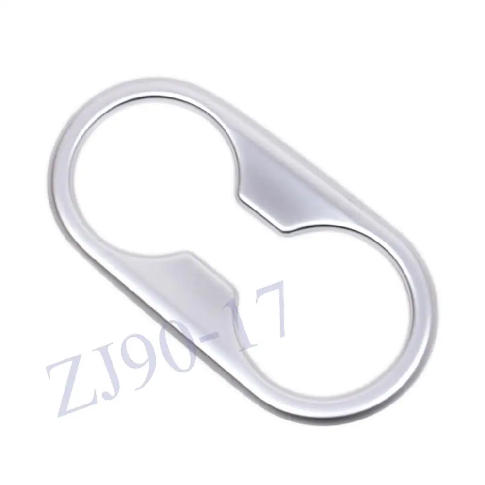 

ABS Matt Chrome Rear Seat Water Cup Sticker Water Holder Cover Trim Fit For Mazda3 M3 2014 2015 2016 2017 Car Accessories