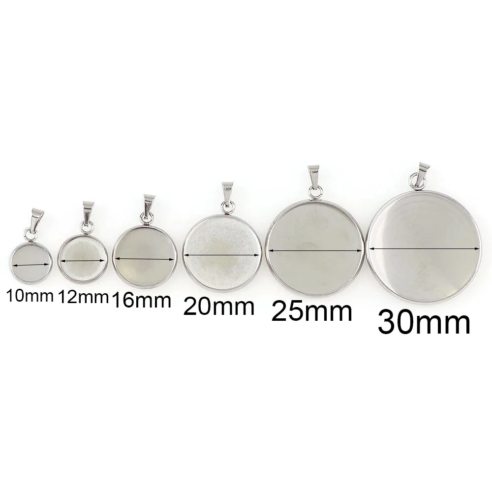 Поднос из нержавеющей стали для изготовления ожерелья пустая основа с зажимными