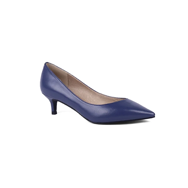 blue SOPHITINA Sexy Pointed Toe Pumps Fashion High Quality Genuine Leather Hot Sale Thin Heel Shoes New Design Women's Pumps MC146 - Цвет: blue