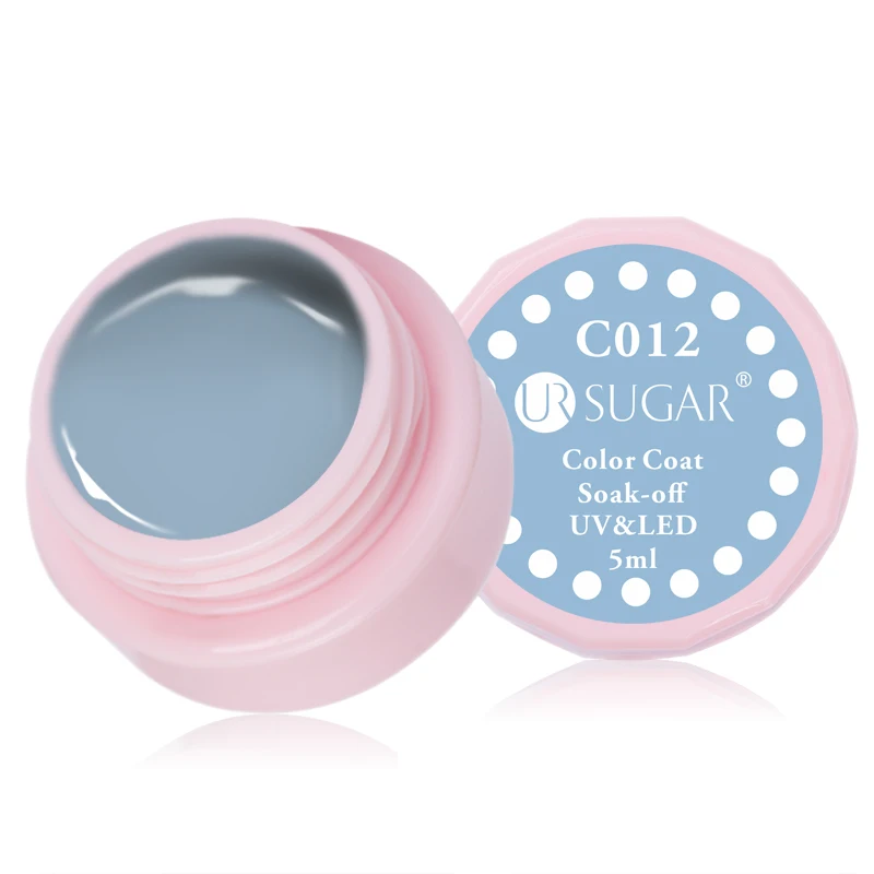 C012 Ur Sugar 5 мл УФ-Гель-лак для ногтей Набор серых и красных цветов УФ-светодиодный лак для украшения ногтей маникюрный лак - Цвет: C012
