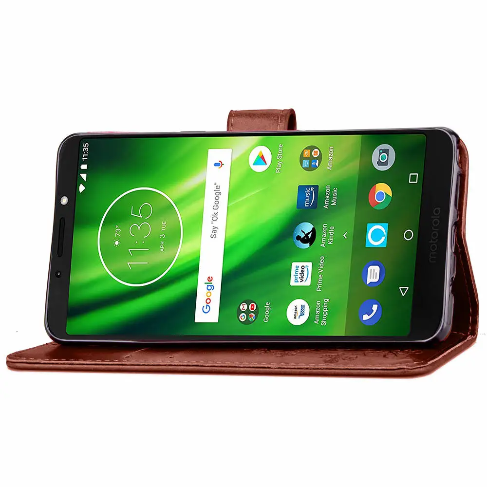 Чехол для Motorola Moto G6 Play G6Play XT1922 кошелек флип чехол телефона из искусственной кожи 2