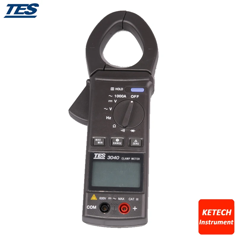 

AC Clamp Meter Communication Hook Table TES3040