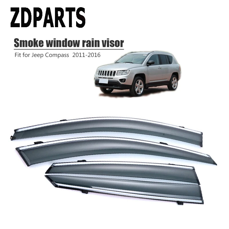 ZDPARTS 4 шт. автомобильный дефлектор для защиты от ветра Защита Солнца дождя