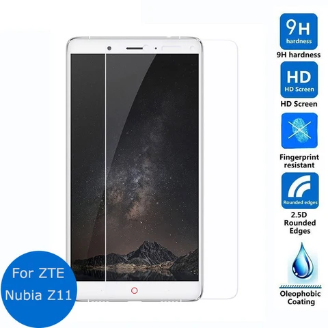 2.5D Закаленное стекло для ZTE Nubia Z11 Высококачественная защитная пленка Взрывозащищенная Защита экрана для Nubia Z11 5,5 дюймов