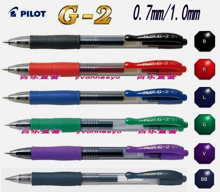 Пилот g 2 0 7 мм или 1 унисекс bl g2 10 ручка шт./лот|pilot g-2|pen 10pcs10pcs pen |