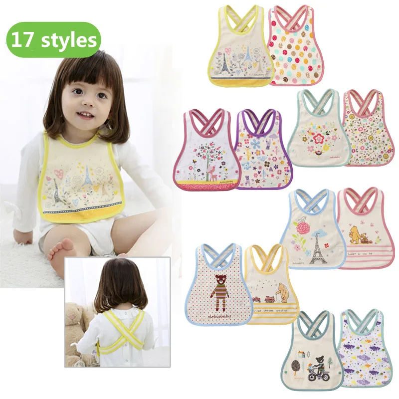 4 шт. Детские Водонепроницаемые нагрудники хлопковая одежда для мальчиков с