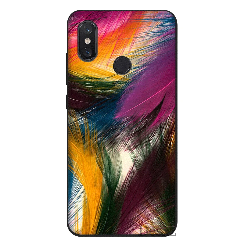 B3 Desxz силиконовый Мобильный чехол для телефона для Redmi Note 4 4x 5A 5 6 7 Pro Prime чехол сумка с перьями оболочки - Цвет: B3