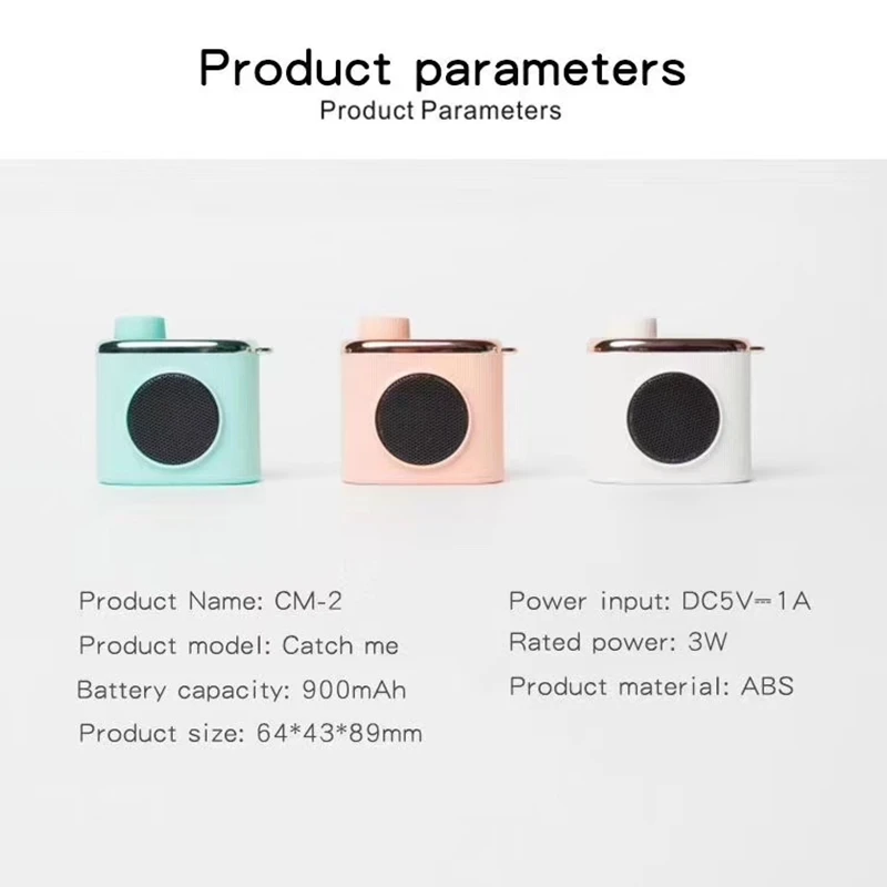 Беспроводной портативный мини-сабвуфер в стиле ретро с Bluetooth | Электроника