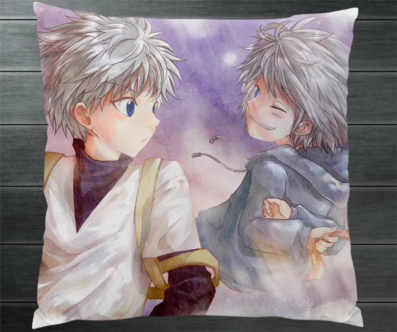 HUNTER X Killua Zoldyck Alluka двухсторонняя подушка чехол Манга Аниме Подушка Чехол для