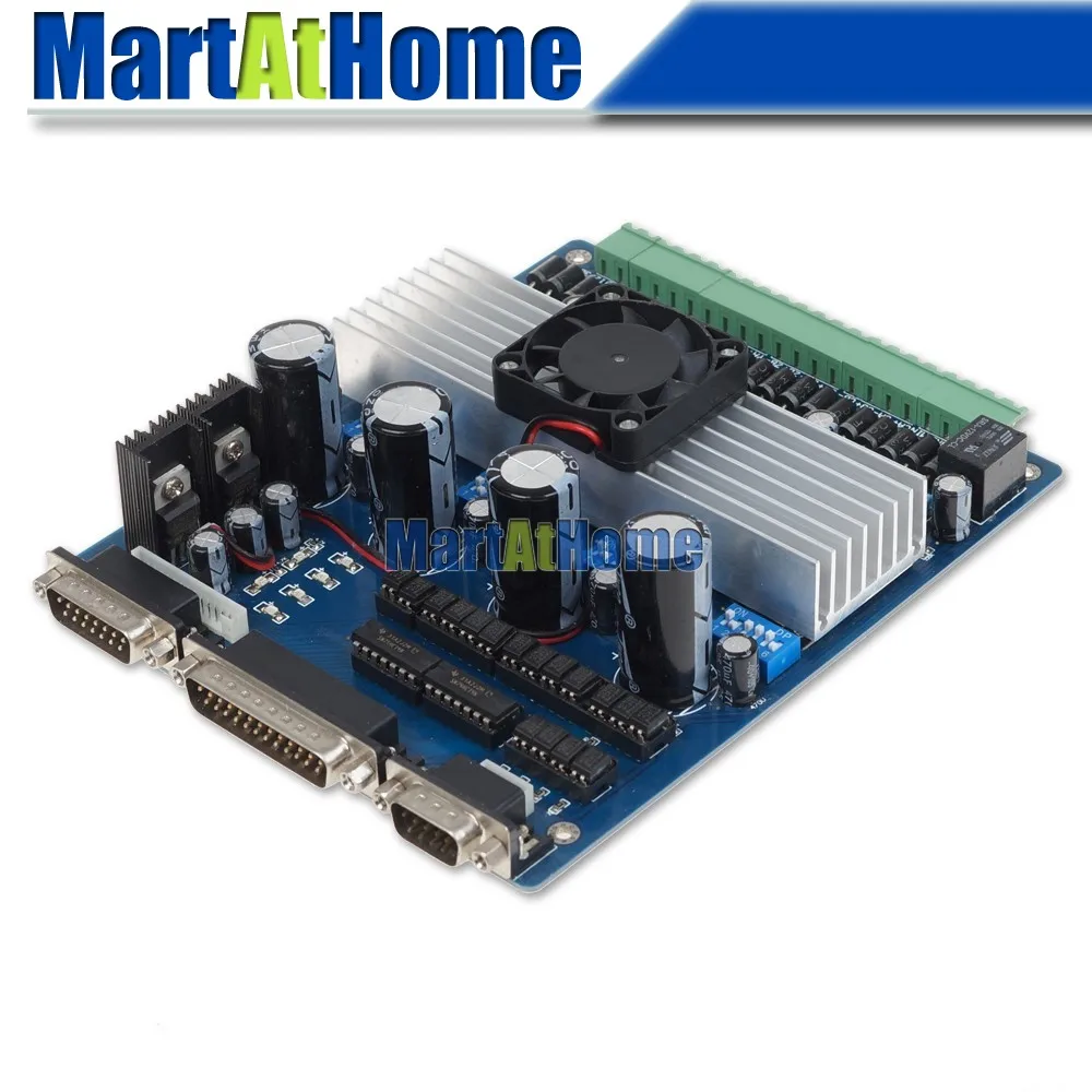 CNC 4 оси TB6560 шаговый двигатель драйвер платы 12 36V 1 5 3A Регулируемый Mach3 # SM395 @ SD|board