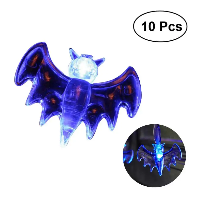 10 светодиодный Фея огни строки bat в форме декоративные вечерние новогодние