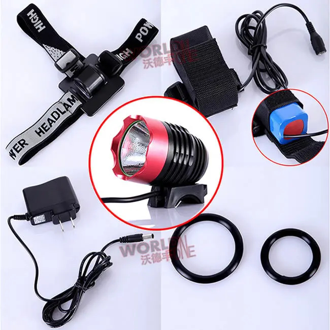 Fs! Нью cree XM L T6 из светодиодов велосипед свет Lamp1200LM ( красный ) водонепроницаемый