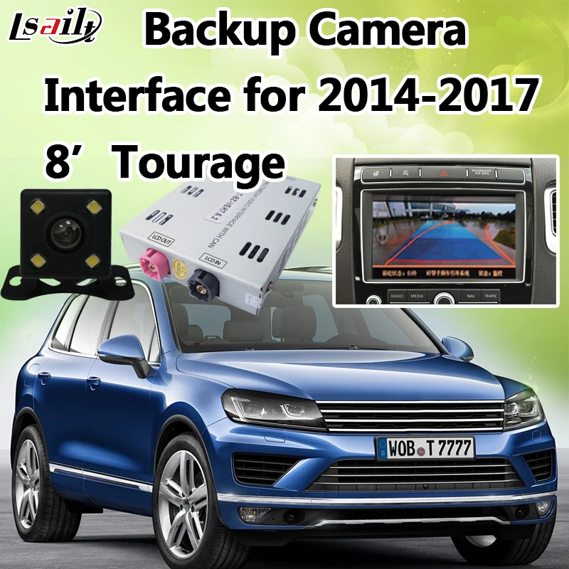 Интерфейс HD для реверсивной камеры 2014 2018 Tourage RNS850 поддерживает 360 фотоаппаратов с