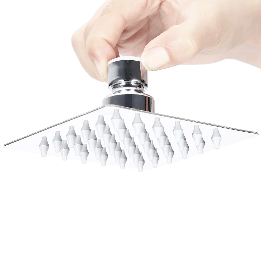 4 дюйма Ванная комната Насадки для душа квадратный Нержавеющая сталь спрей