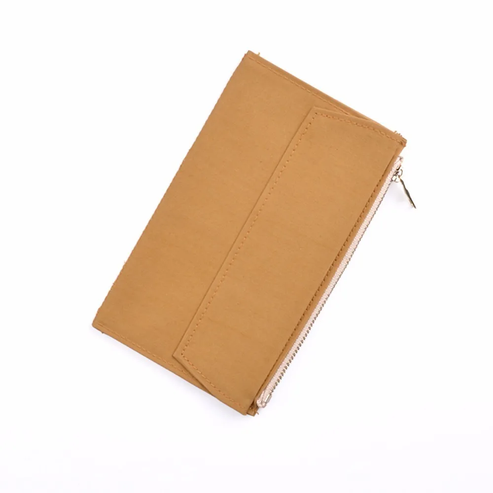 Yellow 168x100mm Тканевая сумка на молнии, карман в кожаном переплете, блокнот, планировщик, аксессуар, обычная сумка для хранения паспорта, папка для файлов, канцелярские принадлежности - Цвет: Yellow 168x100mm