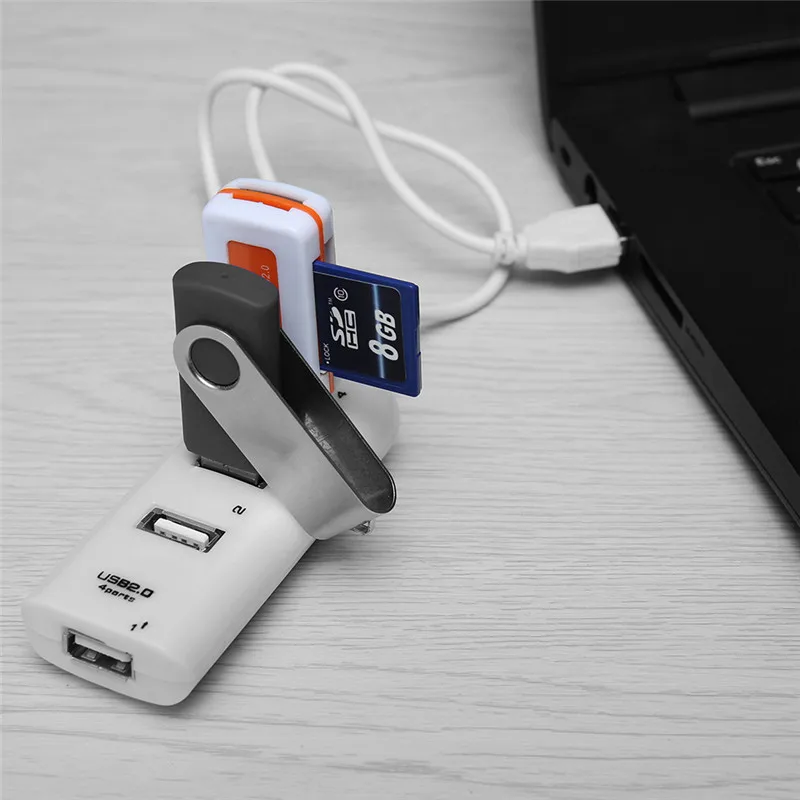 Разветвитель USB 2 0 Robotsky 4 порта высокая скорость|usb extender|extender usbusb cable extender |