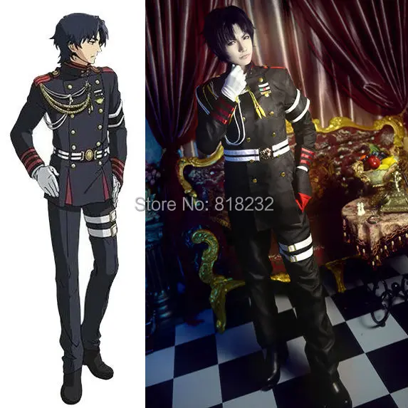 Костюмы для косплея аниме Seraph of the end косплэй костюм Guren Ichinose пальто брюки униформа