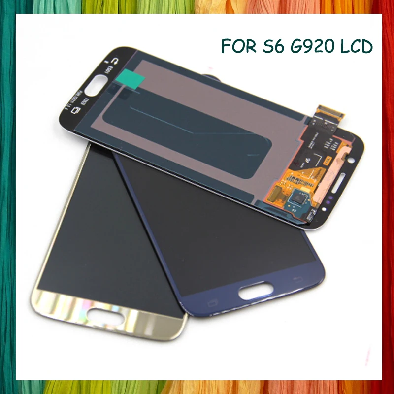 ЖК-дисплей S6 для Samsung galaxy с сенсорным экраном и дигитайзером G920i G920P G920f G920V G920A G920W8 |