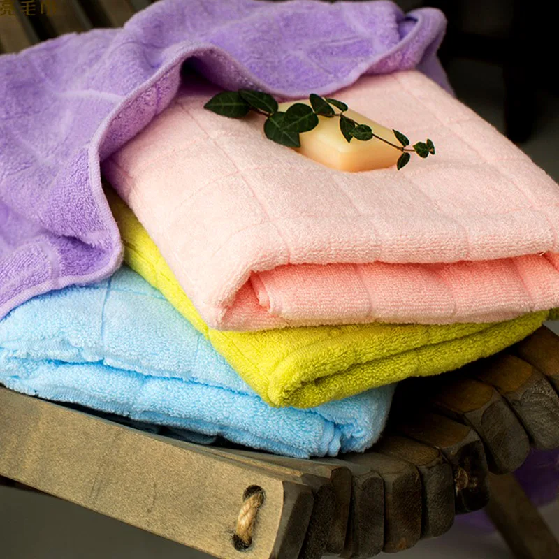 Мягкое хлопковое банное полотенце цветной банный шарф маленькое для детей