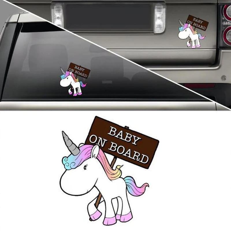 JOYVIEW ZCBM детские на борту автомобильные наклейки и авто для audi bmw милые животные a3