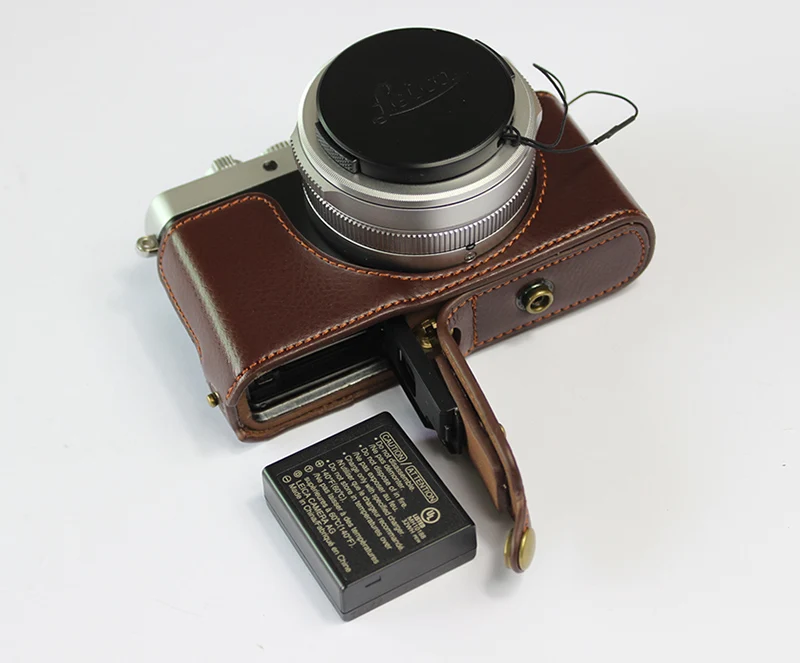 Чехол из натуральной кожи чехол для камеры leica D-LUX7 D7 D-LUX 7 Портативный чехол с батарейным отсеком
