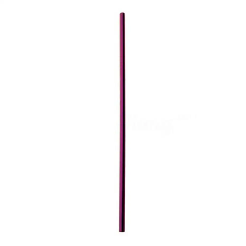 purple Соломинки из нержавеющей стали с титановым покрытием и цветными металлическими соломинками из нержавеющей стали 304 соломинки из нержавеющей стали - Цвет: purple