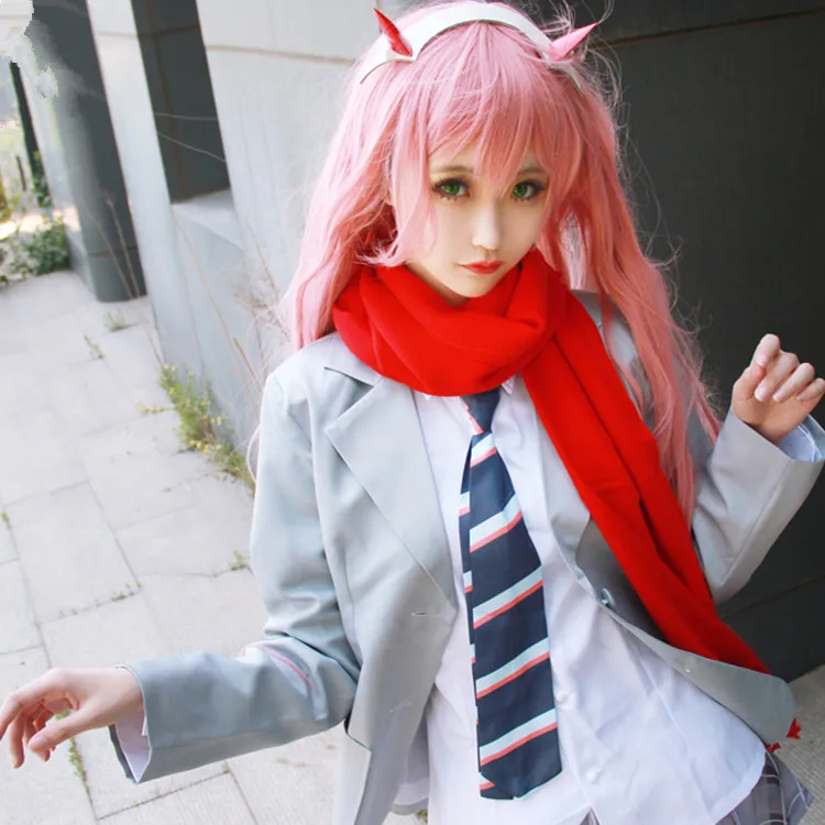 Комплект женской повседневной школьной формы Zero Two CODE:002 из аниме любимый в FRANXX
