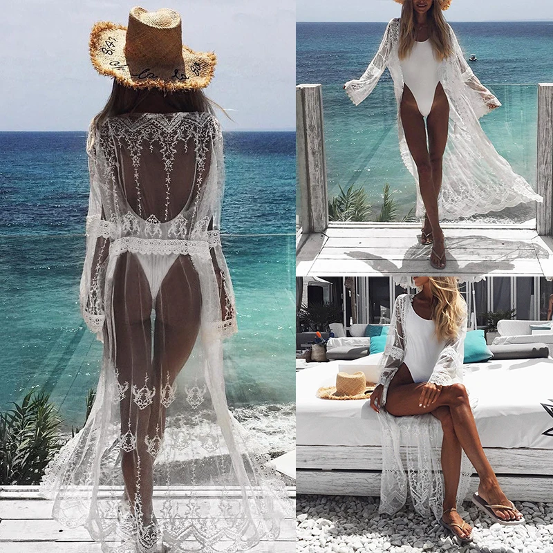 Женское длинное платье бикини женская Пляжная накидка модное пляжное |