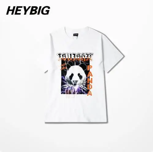 Heybig I FEEL LIKE PANDA Мужская футболка с 3d принтом качественная из чистого хлопка