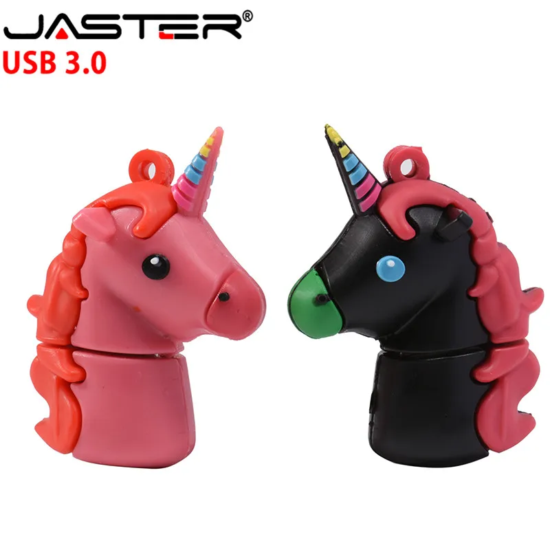 Флэш накопитель JASTER 3 0 Белый мультяшный Единорог Миньон usb флэш с реальной