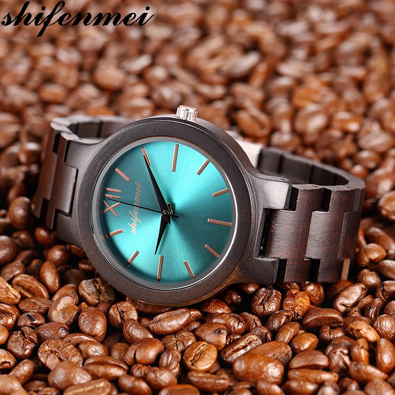 Shifenmei деревянные часы мужские ручной работы Relojes Hombre деревянные креативные Женские кварцевые наручные часы новые модные часы рождественские подарки