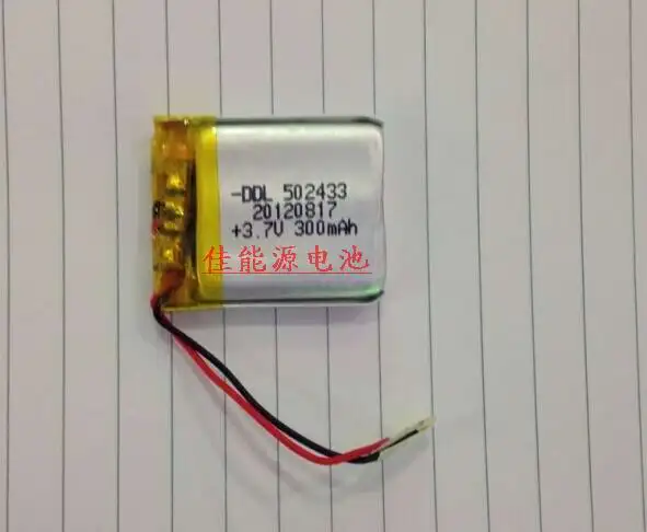 3 7 в полимерная литиевая батарея 502433 300 мА/ч Bluetooth гарнитура электронные часы
