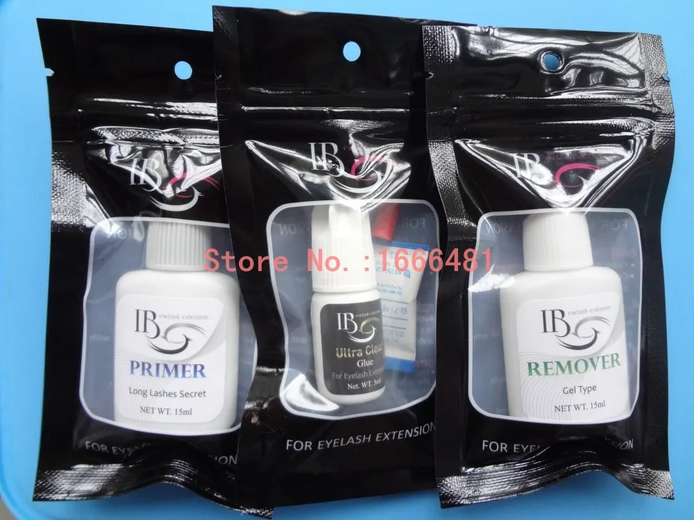 

1 set Eyelash Extensions Kit Primer Glue Remover for Eyelash Extensions