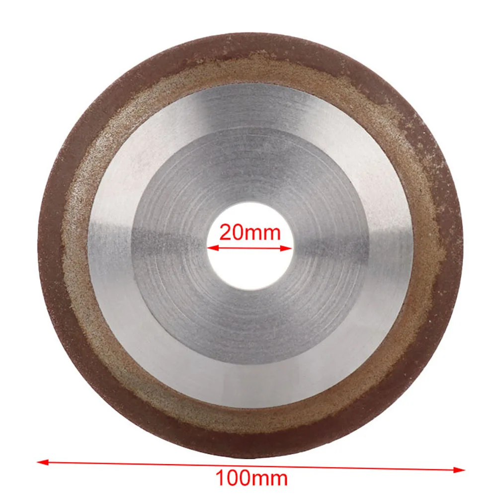 

1Pc 180 Grit 100mm Diamond Grinding Wheel Grinder For Carbide Metal Alloy Milling Cutter Tool Sharpener Grinder Accessories
