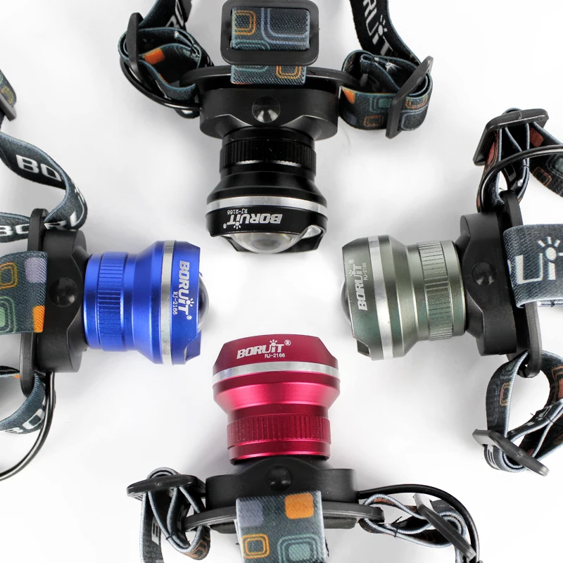 Фонарь налобный CREE XM L T6 светодиодный 2000 лм 3 шт. headlamp headlight zoomable headlamphead torch | Налобные LED-фонари -32603044739