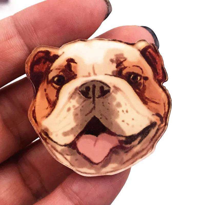 1Pcs Animal Dog Panda Cartoon Pins and Brooches for Women Men Lapel Pin Backpack Bags Badges Kids Gifts Custom Button Badges