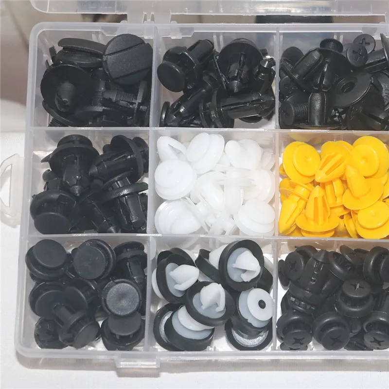 150 шт. пластиковые крепежные зажимы для автомобильных дверей|auto fastener|plastic