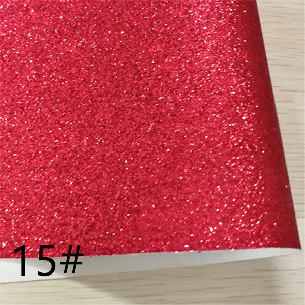 15 7,6*12 дюймов Твердая тонкая блестящая кожаная ткань для DIY аксессуары - Цвет: 15