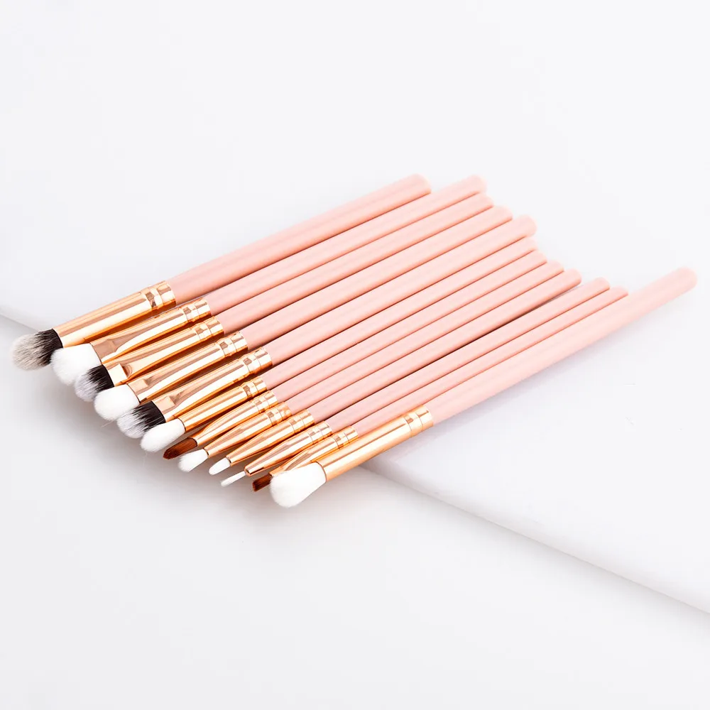 2018 New Arrivals Free Shipping12Pcs Professional Make-up Brush Foundation Eye Shadow Eyeliner Lip Tool | Красота и здоровье