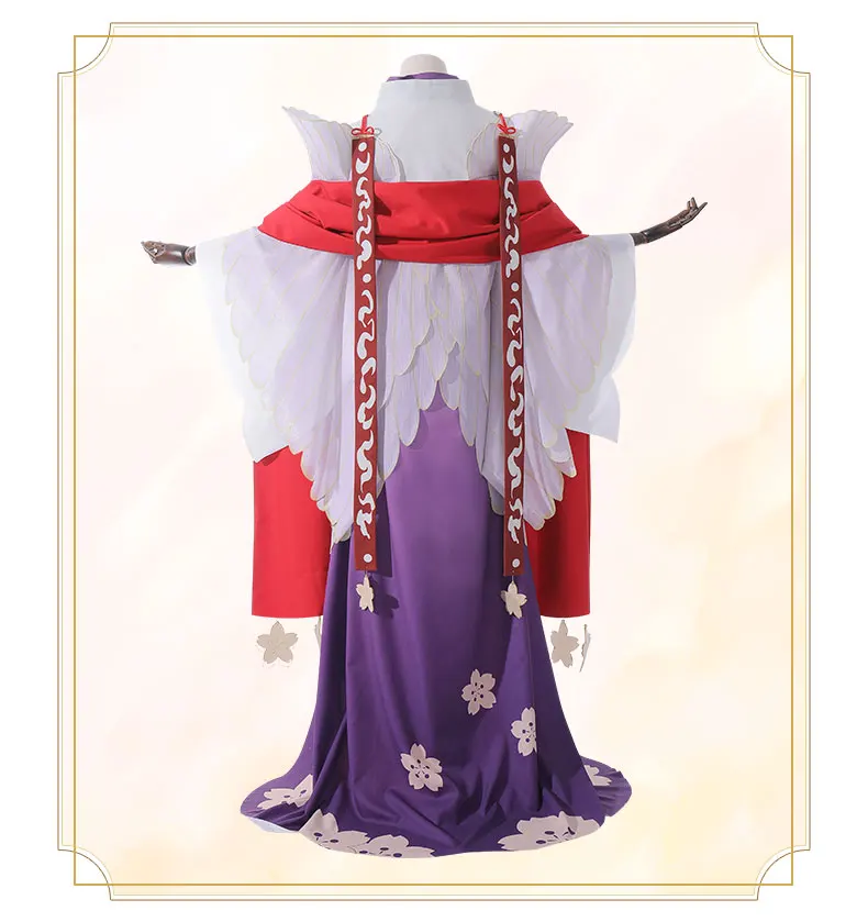 

Hot Game Onmyoji SR Sakura Gorgeous Ying Huayao New Skin Kimono Cosplay Costume Uniform Halloween Suit For Women Outfit New