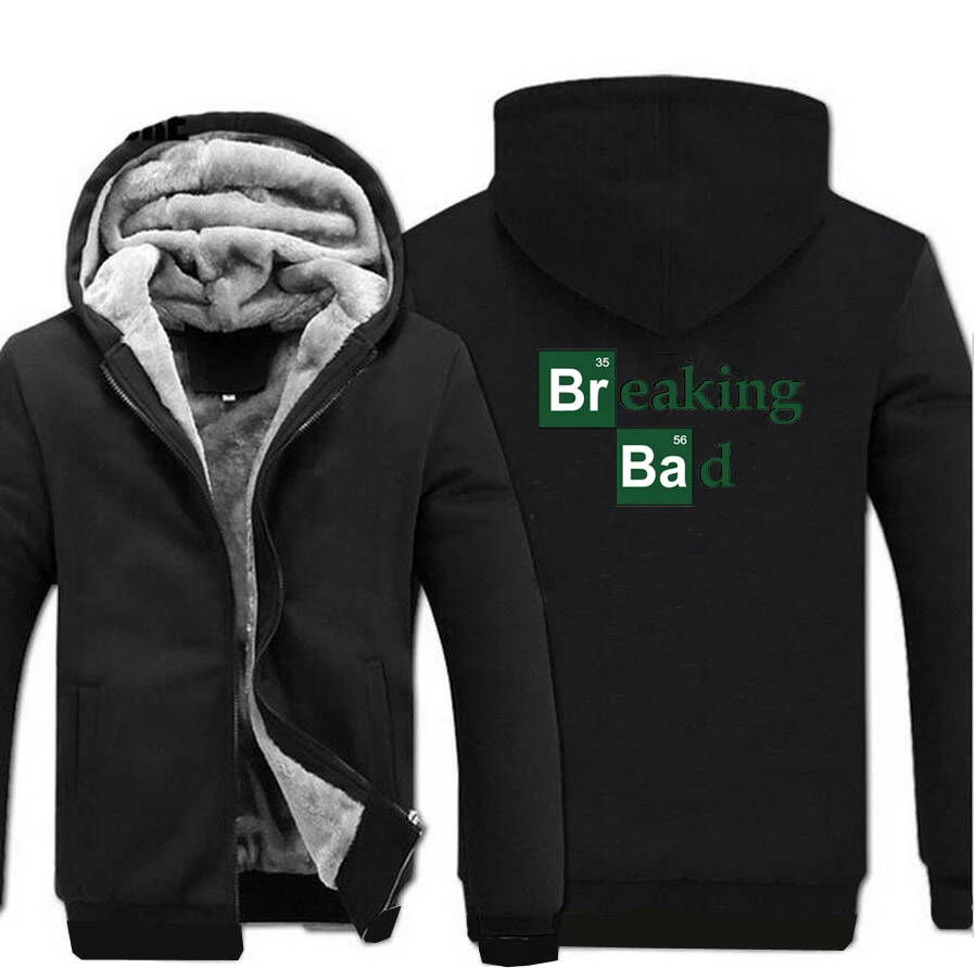 Хэмпсон LANQE Breaking Bad Heisenberg толстовки мужские зимние теплые флисовые повседневные мужские толстые толстовки Брендовые мужские куртки мужские s