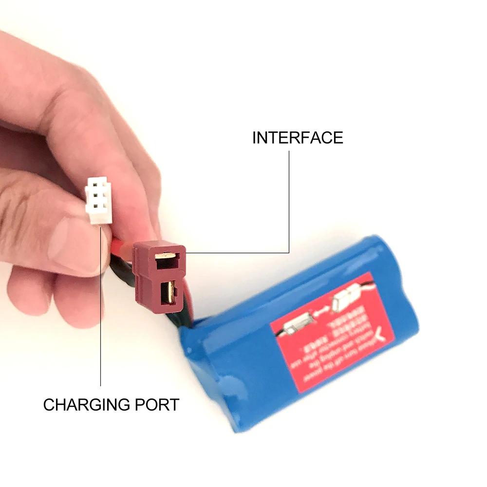 7 4 V 1500mah Большая емкость Li po батарея для Wltoys 12428 12423 1:12 RC автозапчасти|Детали и