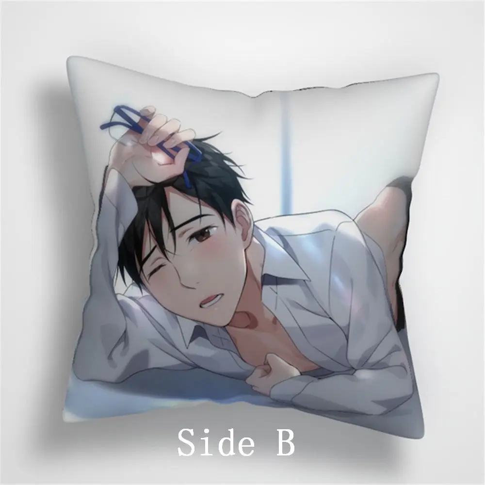 Yuri on Ice Victor Nikiforov Katsuki Anime двусторонний Наволочка Чехол для подушки