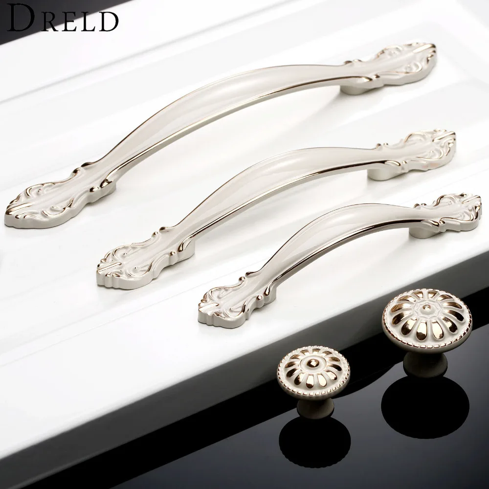 DRELD мебельные ручки сплава цинка Кабинет и для дверцы ящика Шкаф Ручки