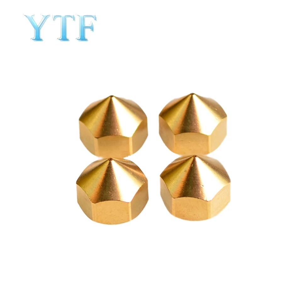 

3D Printer Parte nozzle 1.1 TierTime UP Brass Spray Nozzle 0.3 / 0.4 / 0.5 / 0.6mm Screw Thread M10 * 15