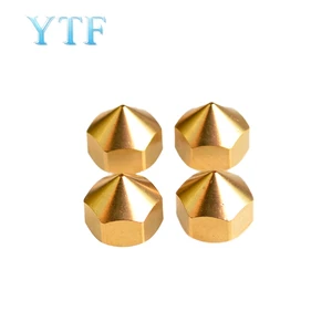 Форсунка для 3D принтера 1,1 для принтера TierTime UP, латунная распылительная Форсунка 0,30,40,50,6 мм, резьба M10 * 15