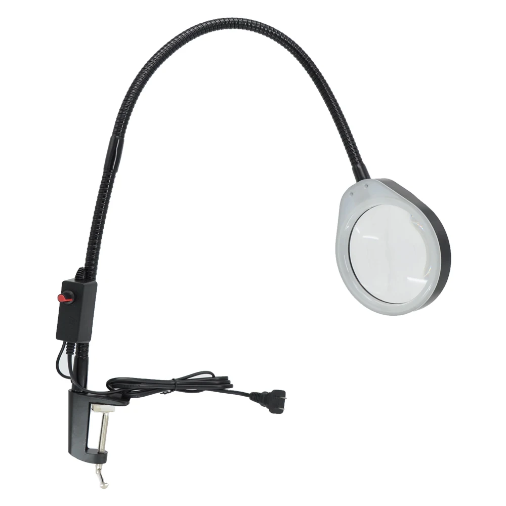 Настольная лампа с увеличительным стеклом PDOK 10X Оптическая лупа для осмотра