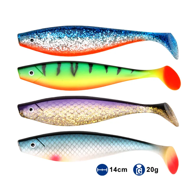 Мягкая приманка для рыбалки pro shad lure berserk 140 мм 20 г 2 шт. Морская Рыбалка морской