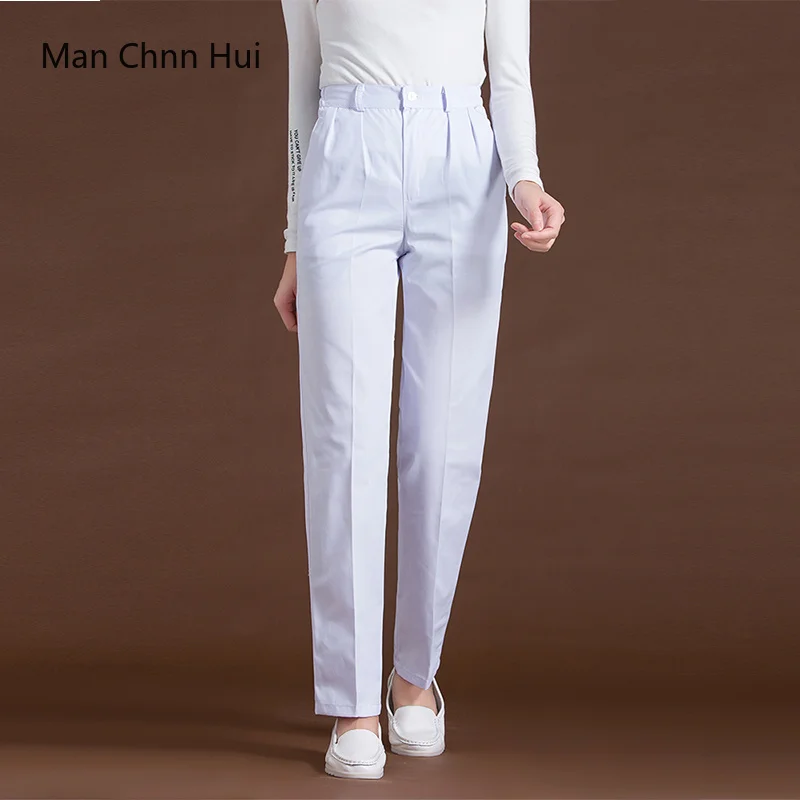 

Autumn and winter femal enurse medical pants Fashion Design Slim Fit Scrub Beauty Salon Nurse Medical Work Pants